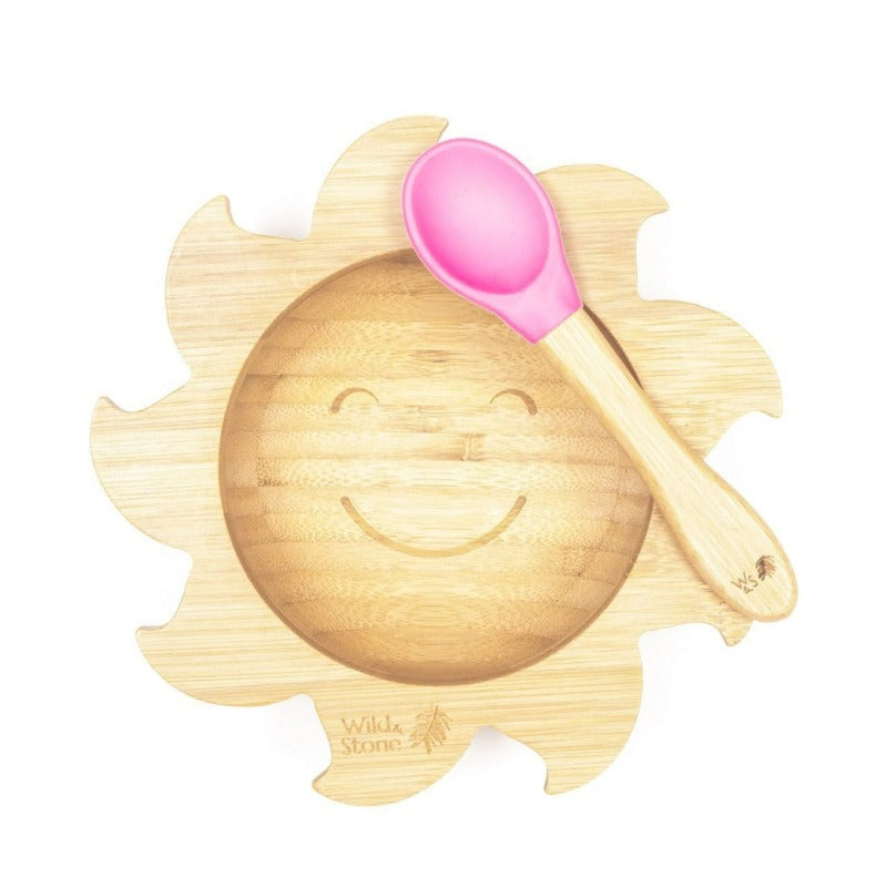 Wild & Stone Baby Bamboo Weaning Bowl Set - You Are My Sunshine