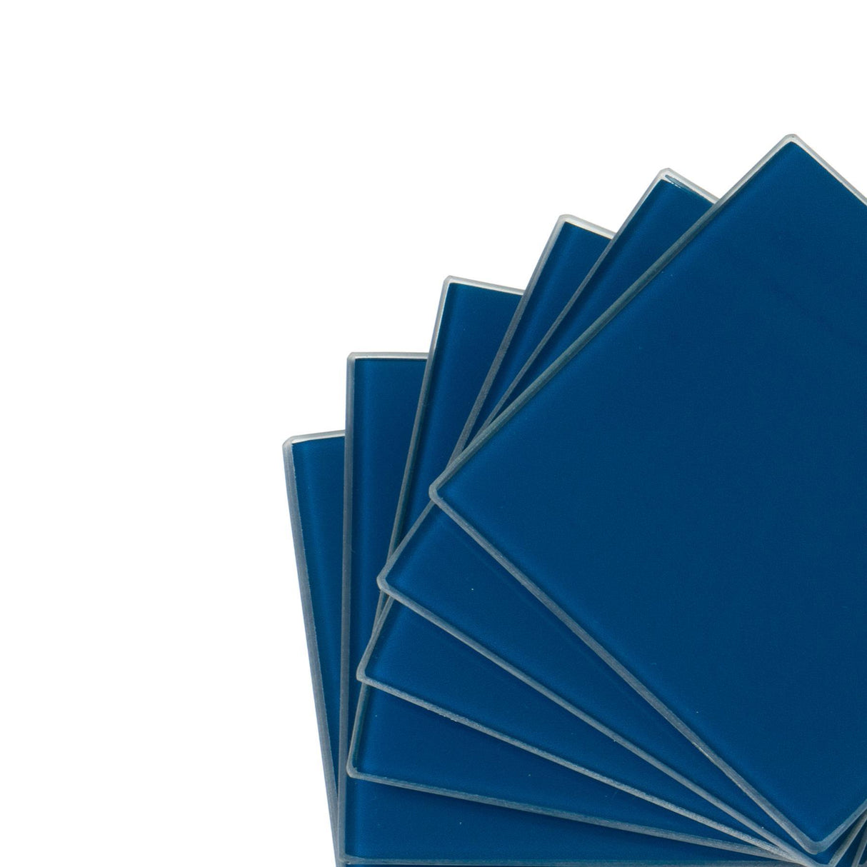 Rinkit Square Glass Coasters Pack of 6 – 10cm
