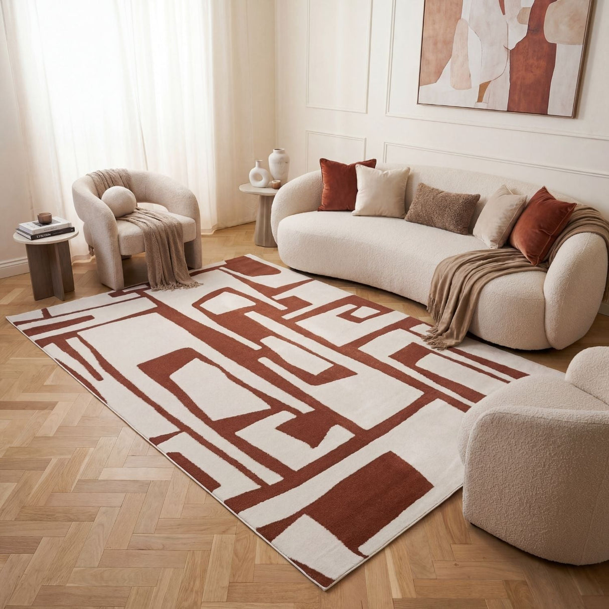 The Rugs Loft Abstract Terra Rug