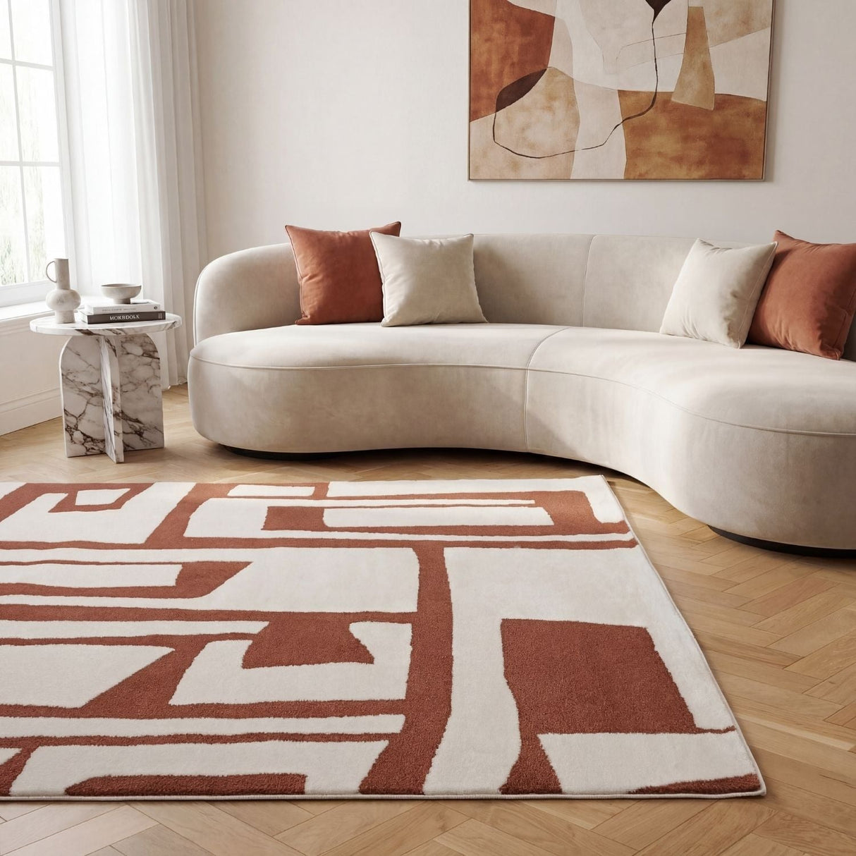 The Rugs Loft Abstract Terra Rug