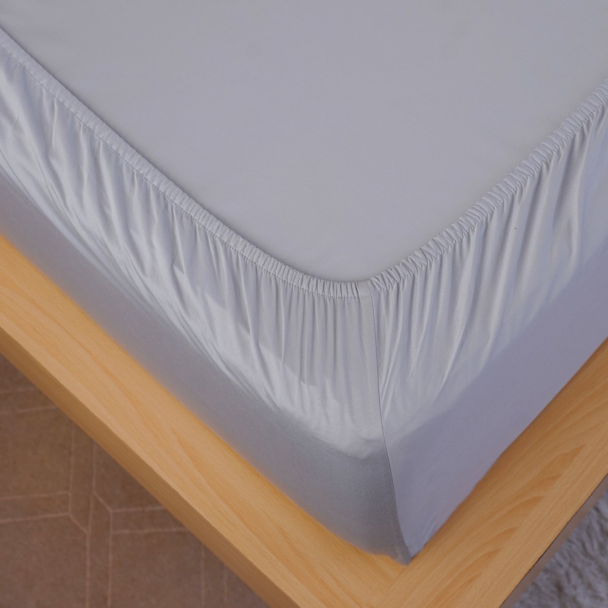 Ackly Bamboo by SHEET STORY - Dove Grey Fitted Sheet
