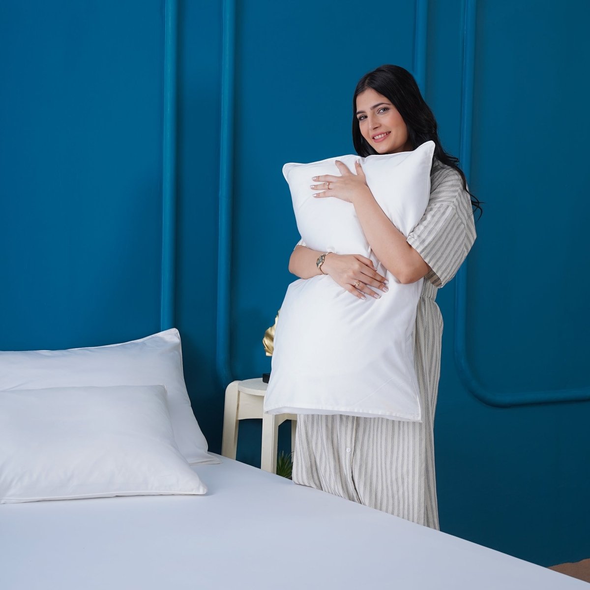 SHEET STORY Ackly Bamboo - White Pillowcases Pair