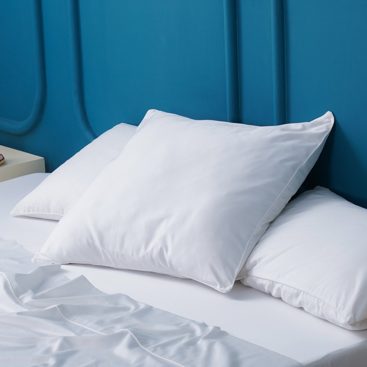 SHEET STORY Ackly Bamboo - White Pillowcases Pair