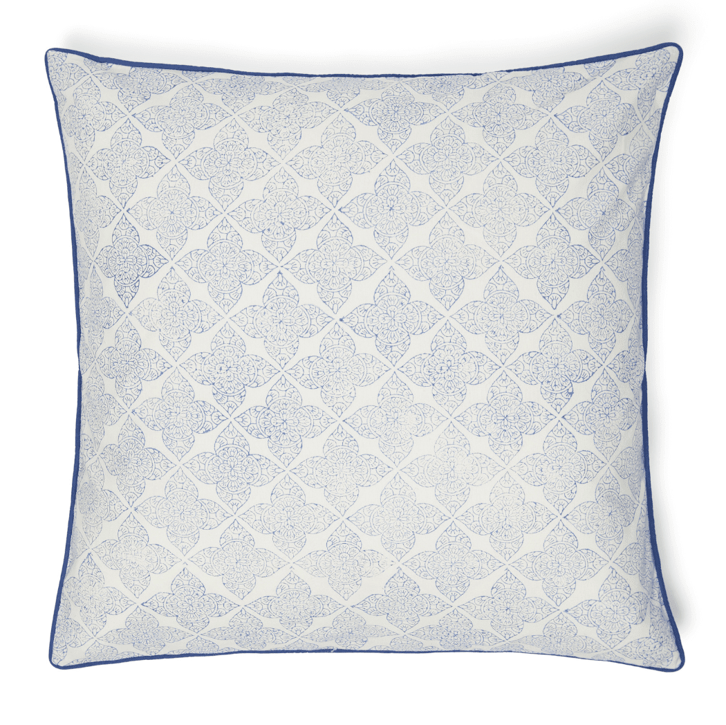 Casa by Josephine Jenno Antonia Sky Lattice Cushion Cover