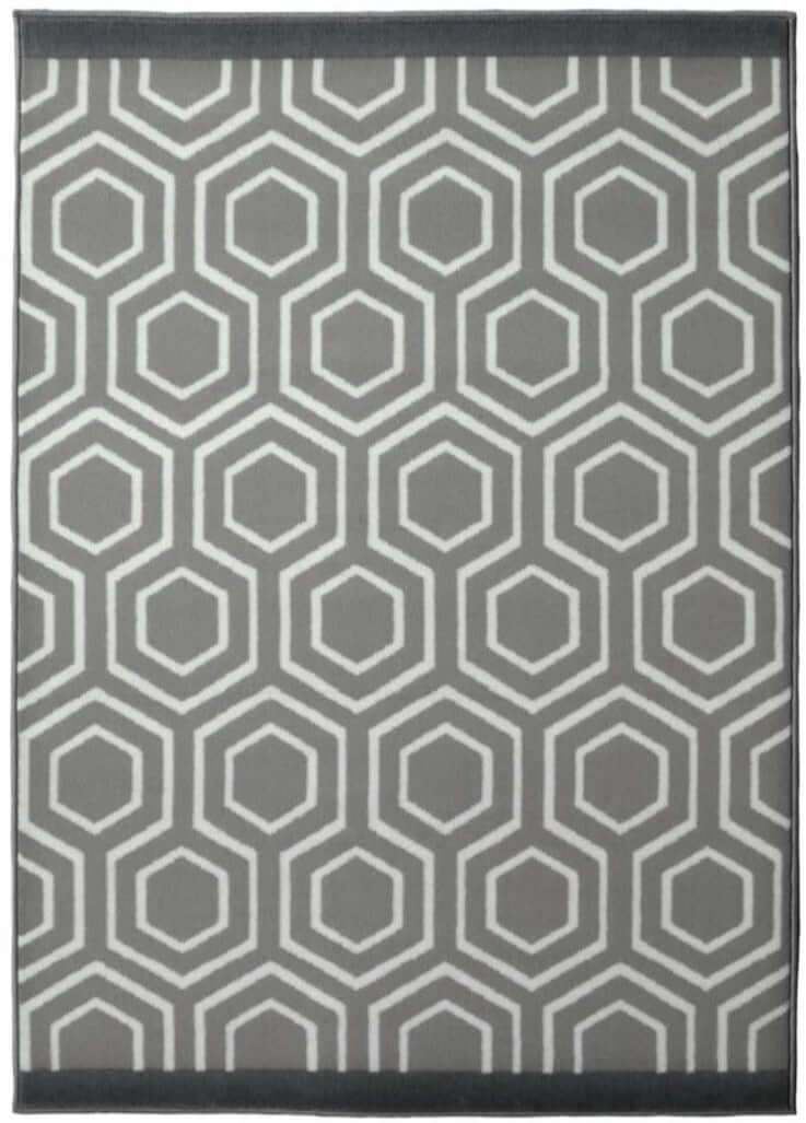 The Rugs Maestro Honeycomb Grey Rug 3035 WS25