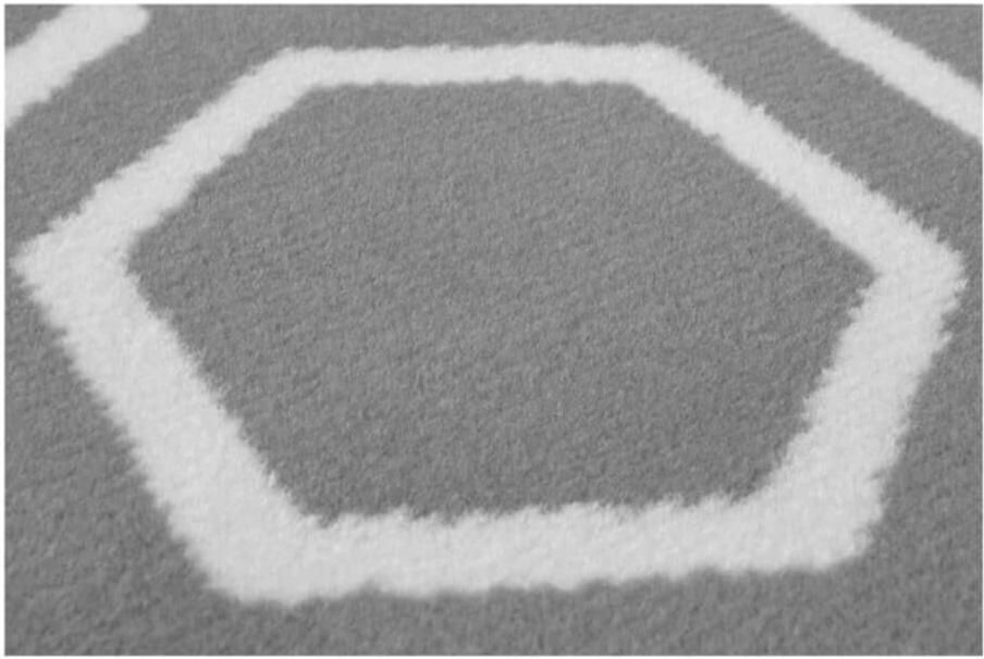 The Rugs Maestro Honeycomb Grey Rug 3035 WS25