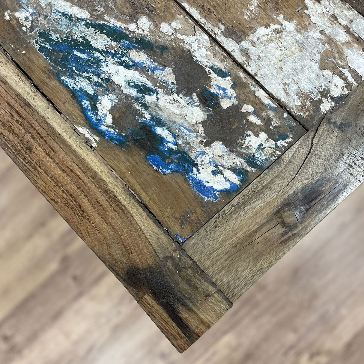 HatiNest Recycled Teak Wood Dining Table - 220x80x80cm