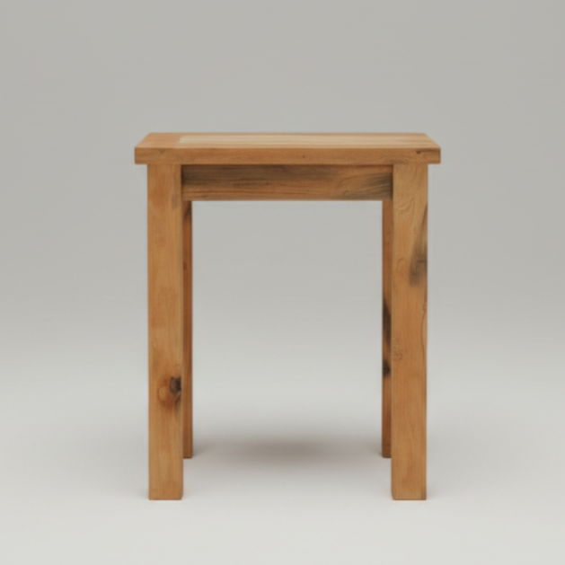 HatiNest Recycled Teak Wood Tall Kitchen or Hallway Table - 61x42x81cm