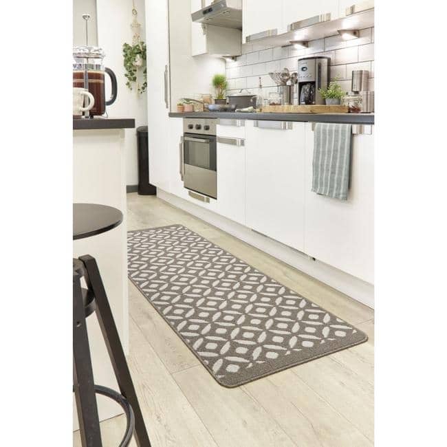 Washable Mat & Runners Geometric Design by The Rugs