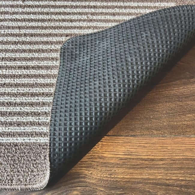 The Rugs Washable Mat and Runners Stripe Design