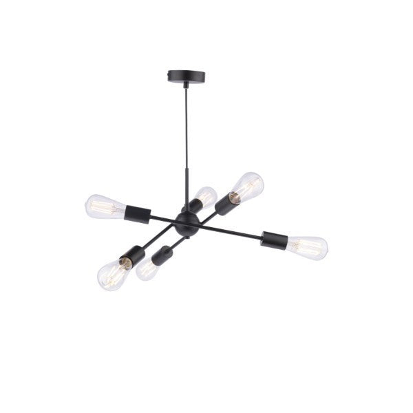 Pagazzi Benji Matt Black Ceiling Pendant