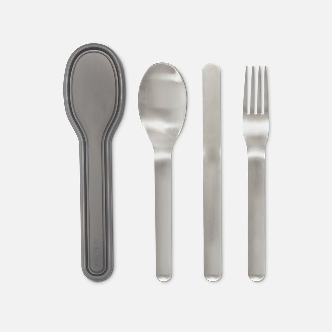 Black Blum Stainless Steel Cutlery Set