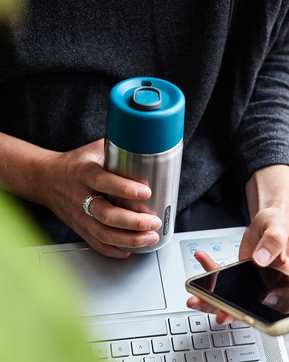 Black+Blum Insulated Travel Cup, Ocean