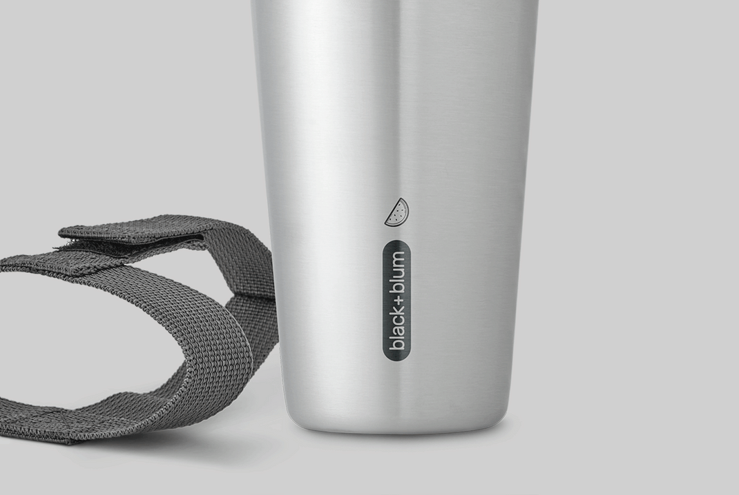 Black+Blum Stainless Steel Cup Set, Pack of 4 × 500 ml