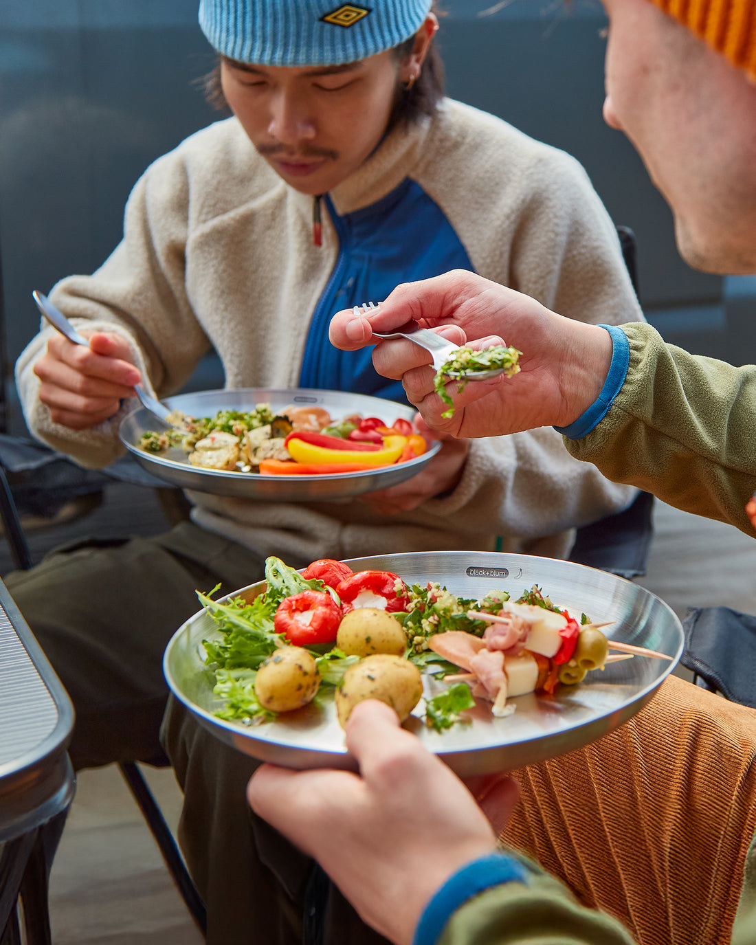 Black+Blum Stainless Steel Plate Set, Pack of 4, 25.6cm