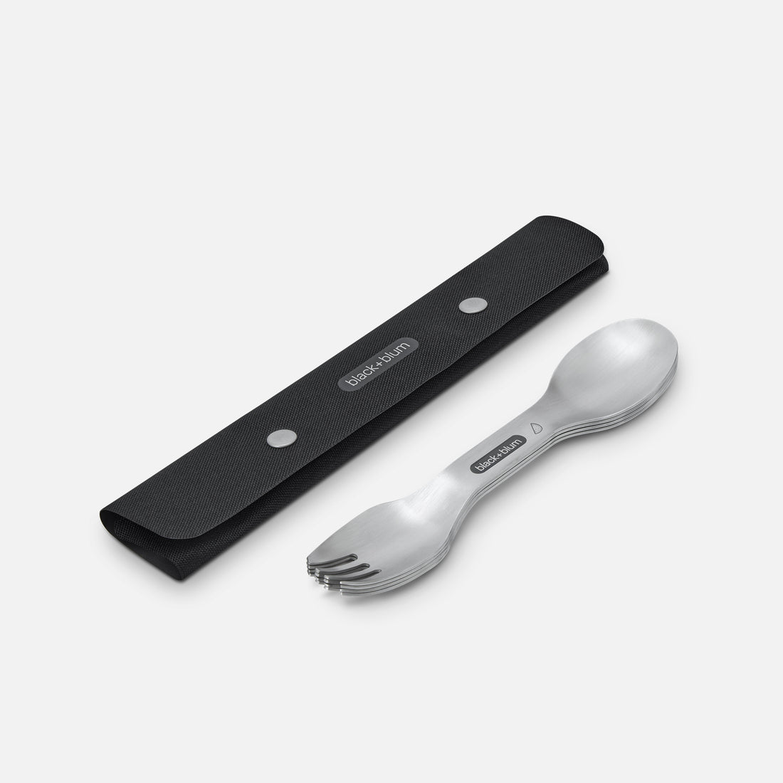 Black+Blum Stainless Steel Spork Set with Case, Pack of 4