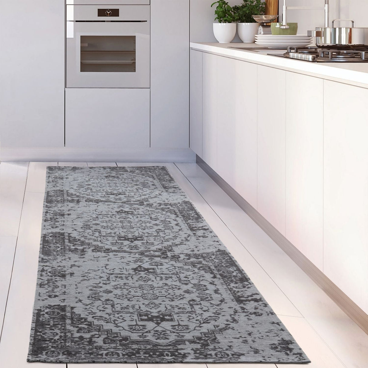 The Rugs Washable Rug Carina Grey | 6963