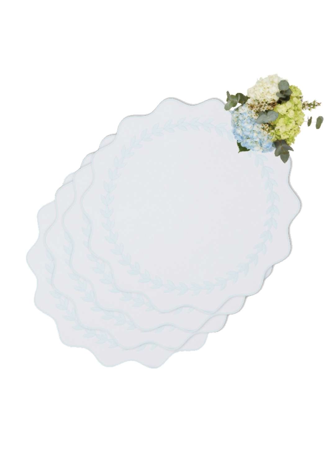 Casa by Josephine Jenno Blue Garland Placemats - Set of 4