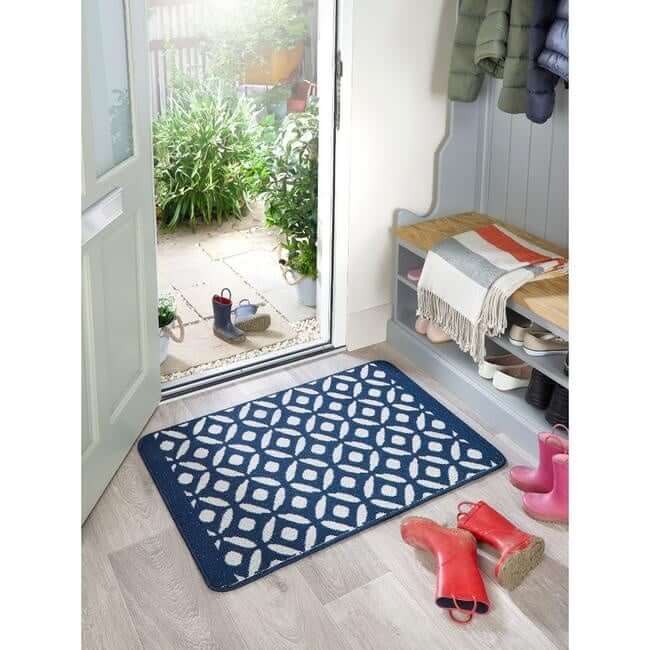 Washable Mat & Runners Geometric Design by The Rugs