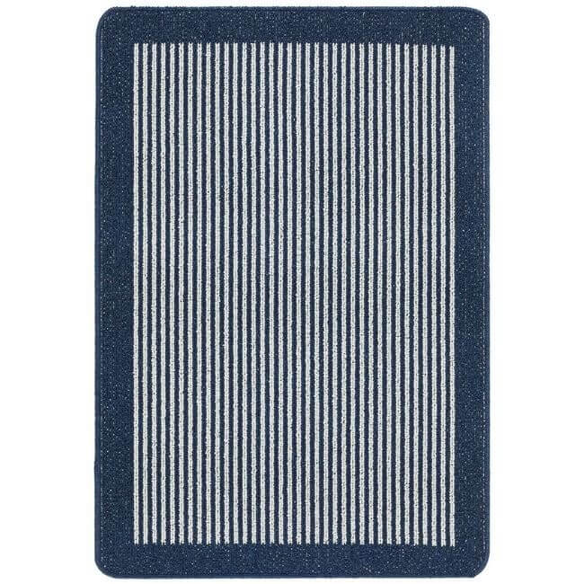 The Rugs Washable Mat and Runners Stripe Design