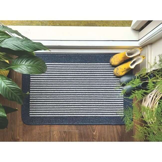 The Rugs Washable Mat and Runners Stripe Design