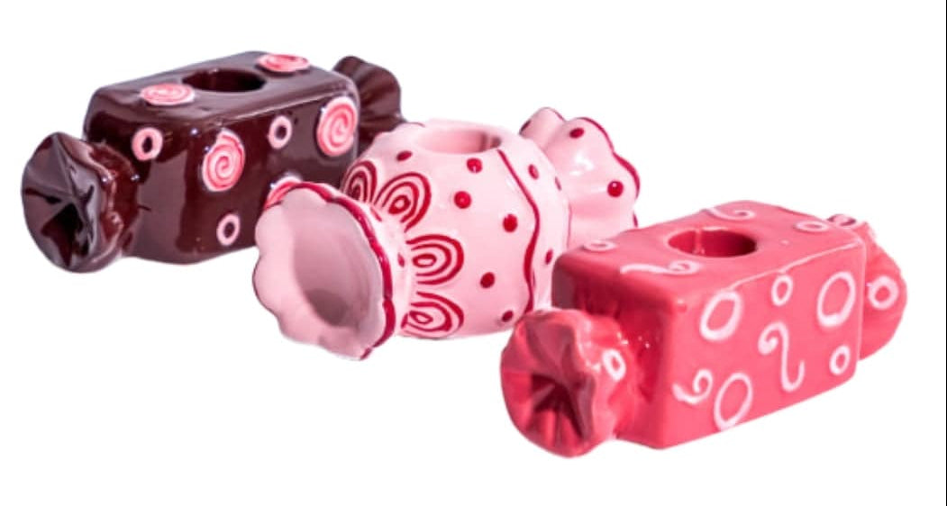 Casa by Josephine Jenno Bonbon Tea Light Holder Rose Mix - Set of 3
