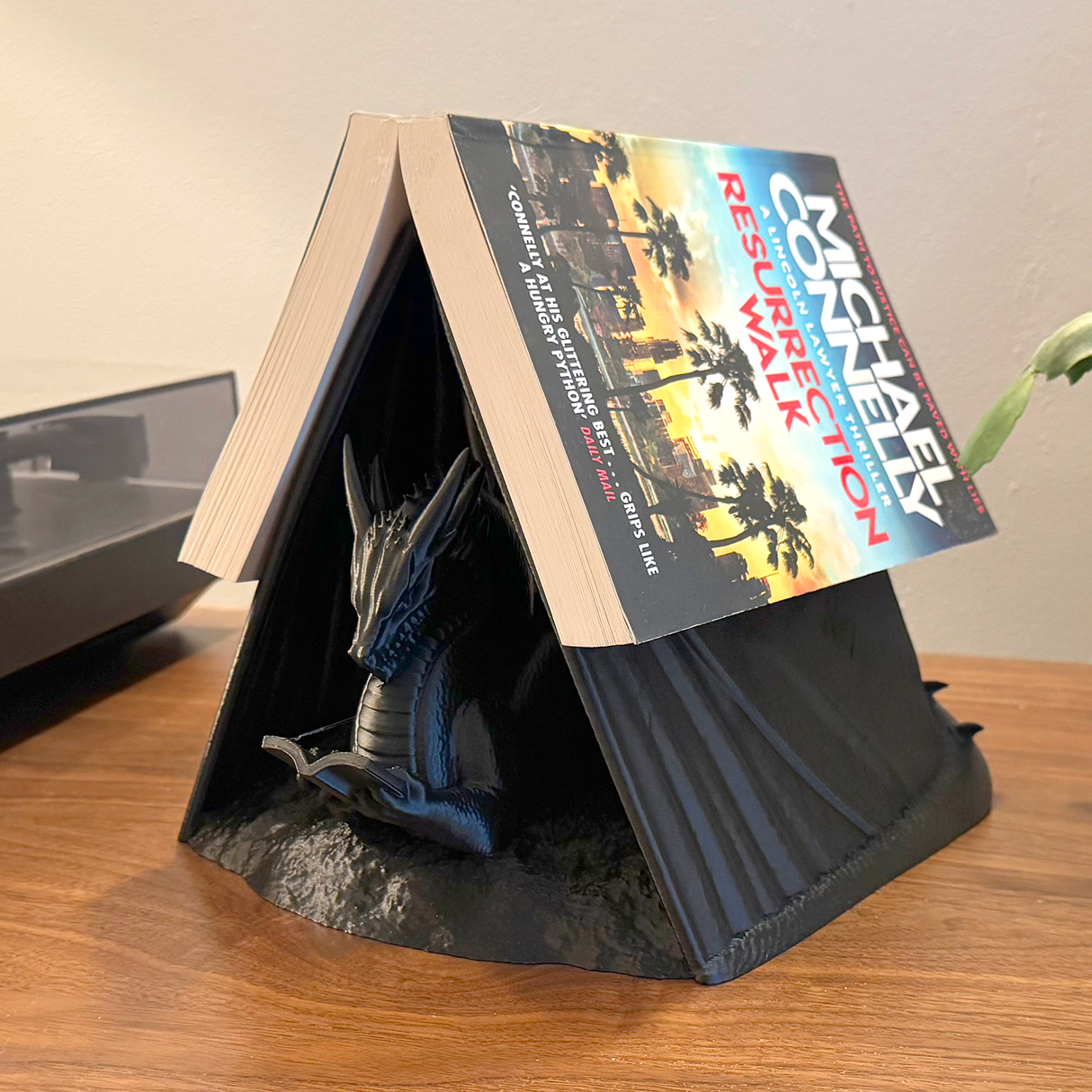 Filamora Studios Book Wyrm Dragon Page Holder