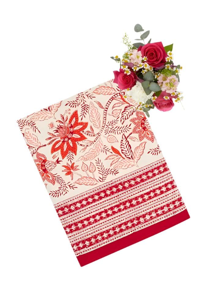 Casa by Josephine Jenno Bossa Nova Tablecloth - Red