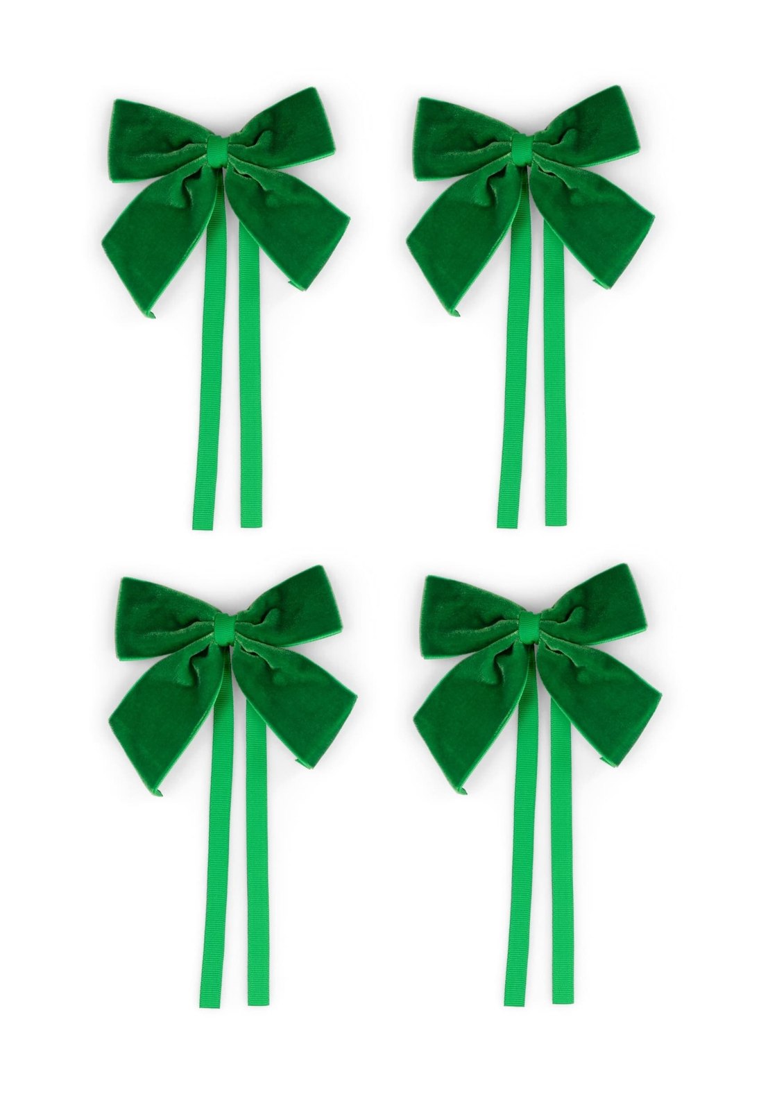 Casa by Josephine Jenno Luxury Forest Green Velvet Bow Collection
