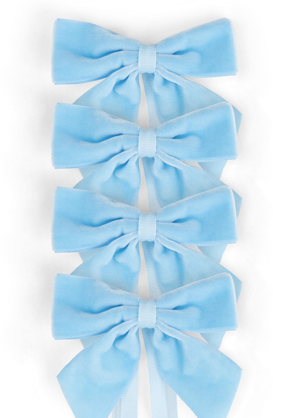 Casa by Josephine Jenno Powder Blue Velvet Bow Collection