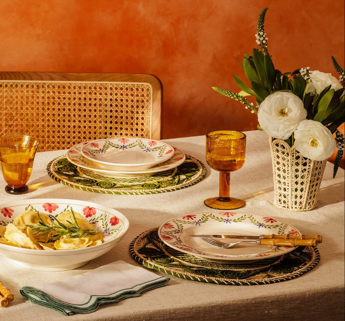 Casa by Josephine Jenno Camilla Pasta Bowl - Green Garland