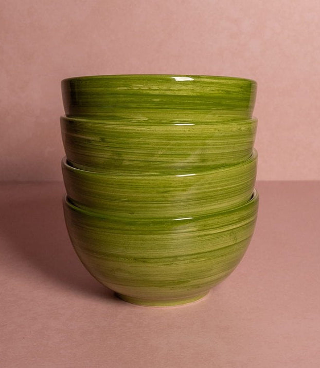 Casa by Josephine Jenno Cara Shell Cereal Bowl - Green