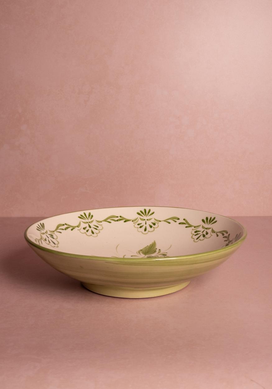 Casa by Josephine Jenno Cara Shell Pasta Bowl - Green