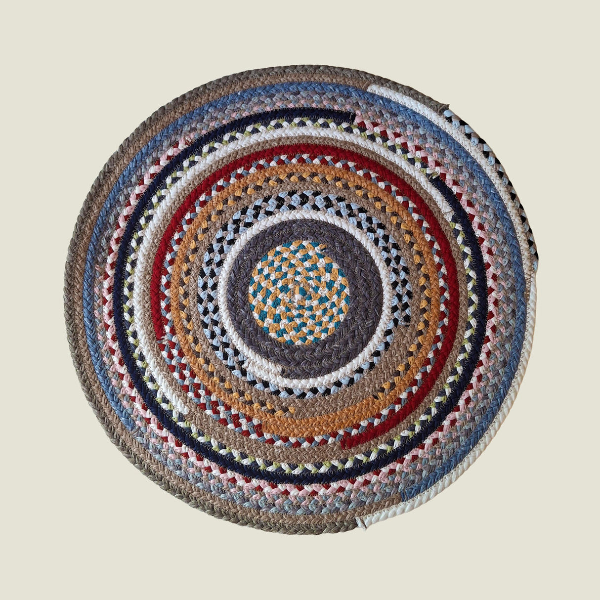 Portuguese Treasures Round Braided Cotton Placemats