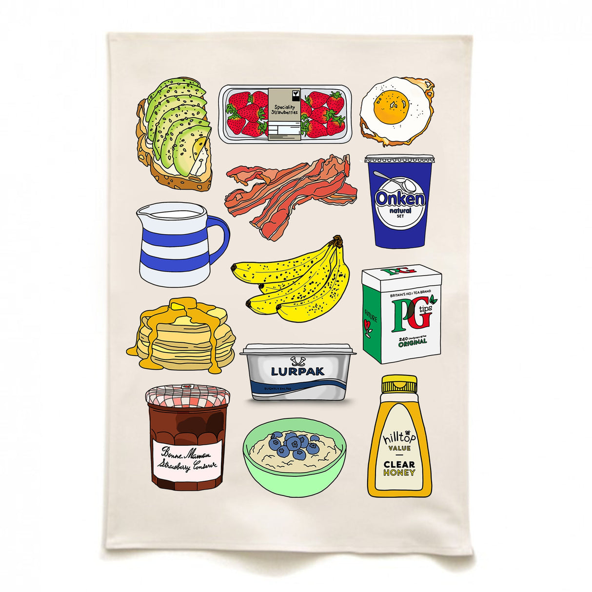 Quite Nice London The Breakfast Tea Towel
