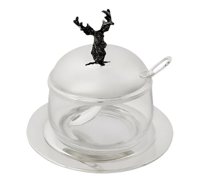 Casa by Josephine Jenno Bridgerton Deer Silver Jar & Spoon