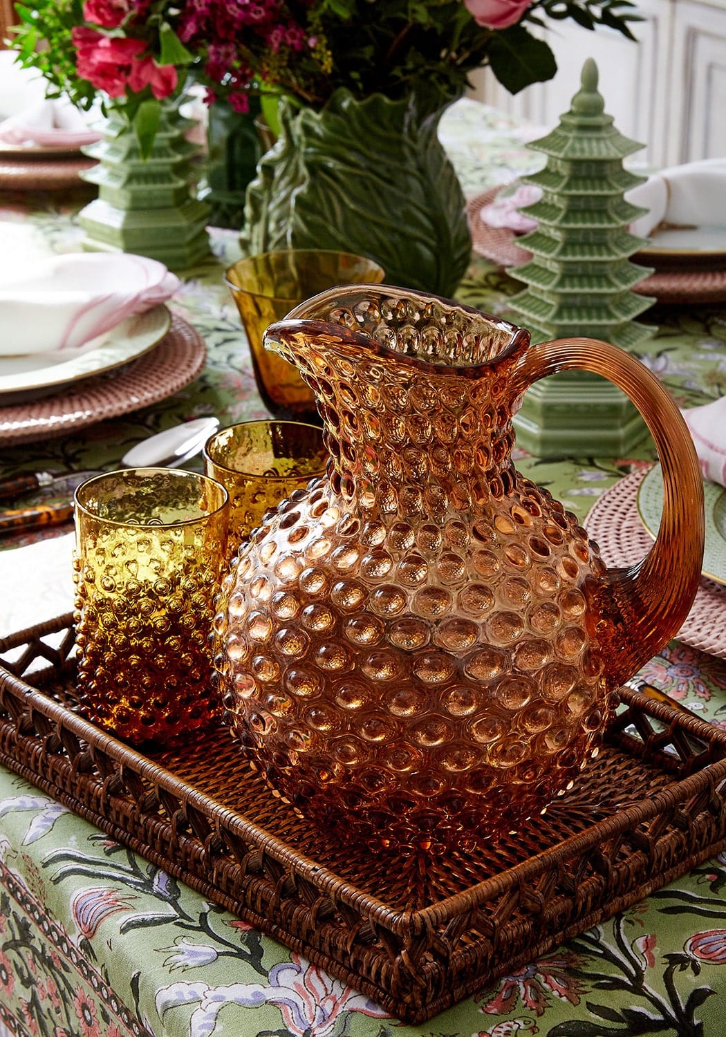 Casa by Josephine Jenno Bronze Dew Drop Tumblers - Set of 4