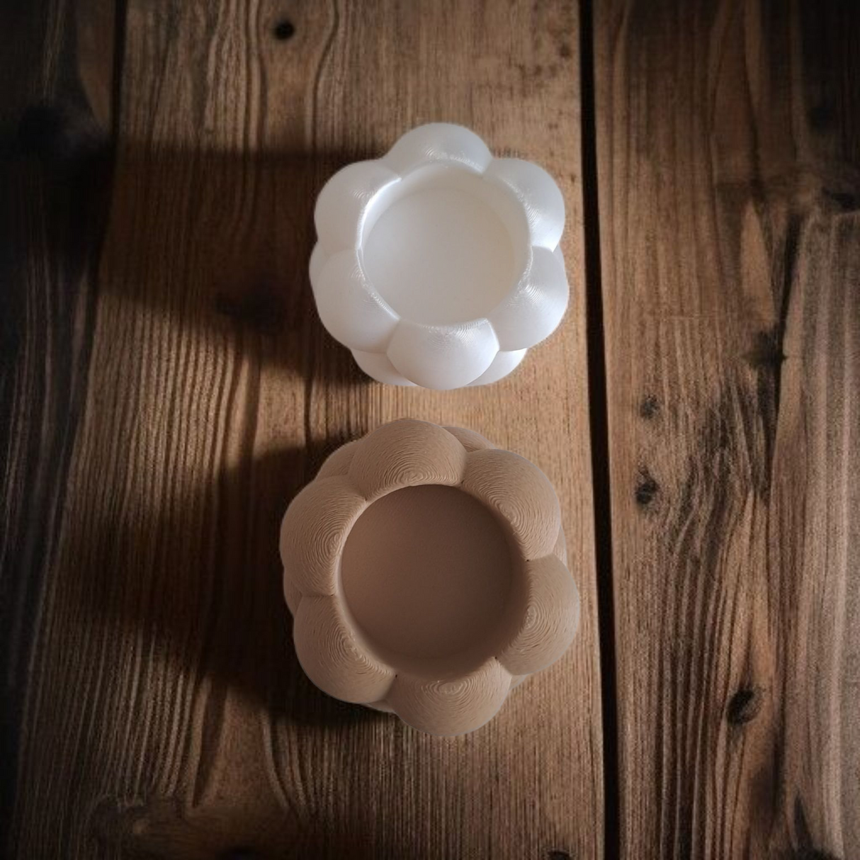 Filamora Studios Big Bubbles Tealight Holder Set (2 pack)