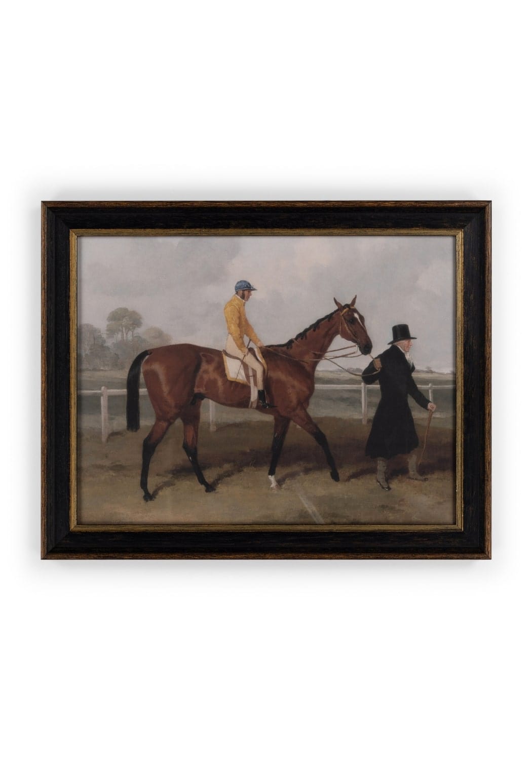 Casa by Josephine Jenno Morning Ride Portrait Vintage Race Track Print