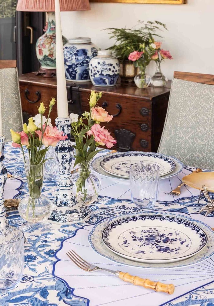 Casa by Josephine Jenno Rijksmuseum Delft Blue Candle Holders Pair