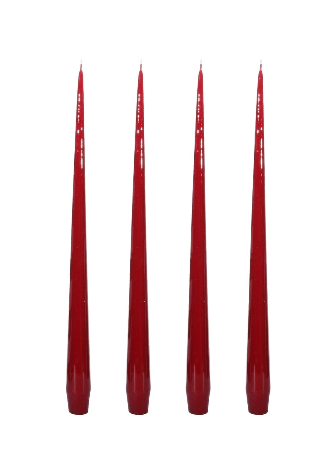 Casa by Josephine Jenno Aurora Medium Slender Taper Candles - Red
