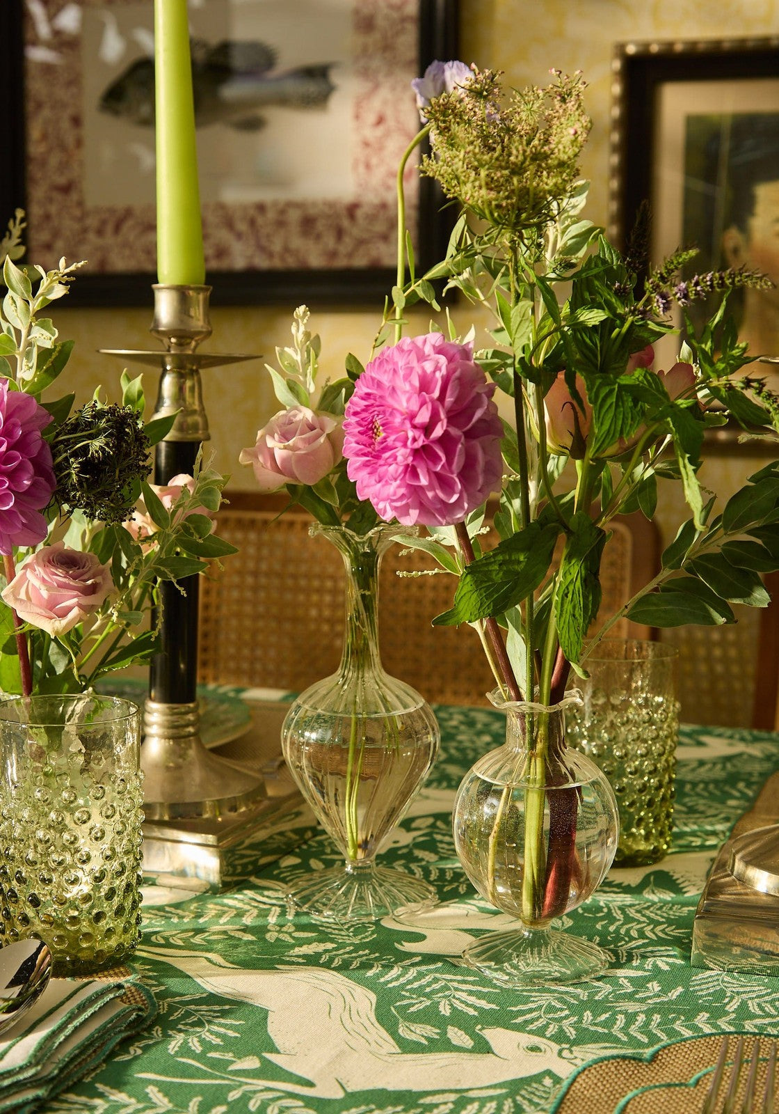 Casa by Josephine Jenno Carson’s Classic Pair of Candle Holders