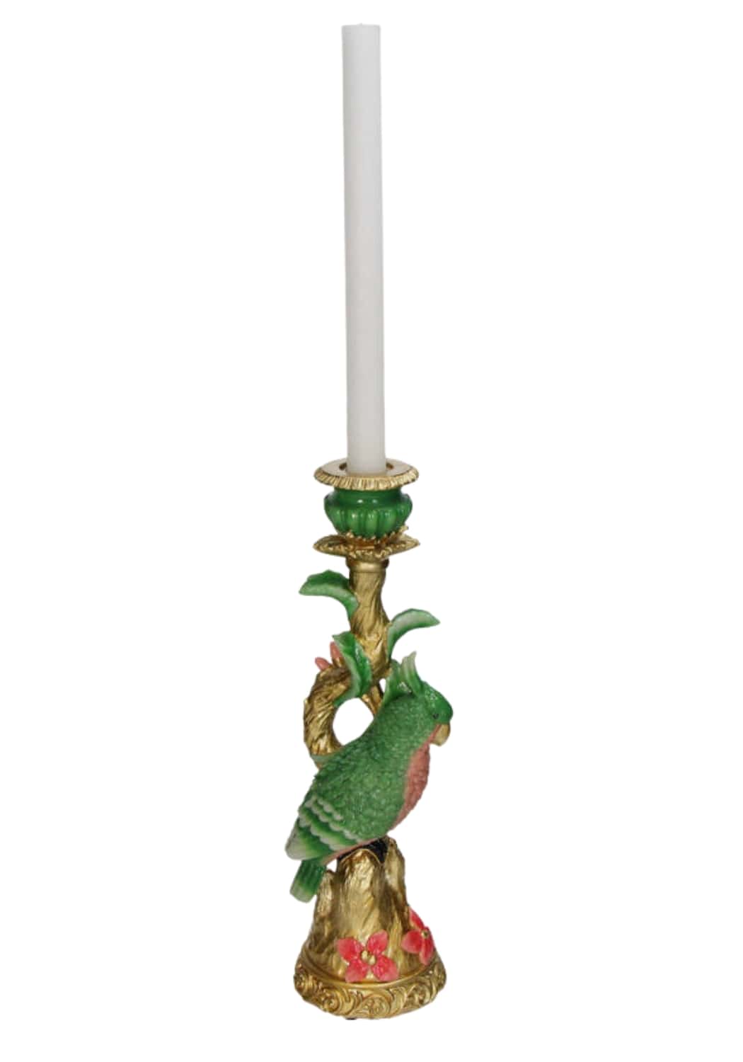 Casa by Josephine Jenno Emerald Parrot Candlestick