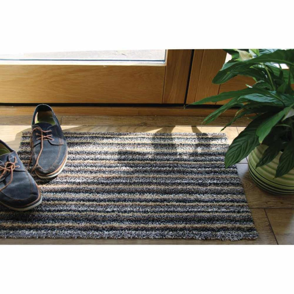 The Rugs Washable Mats and Runner – Striped Design