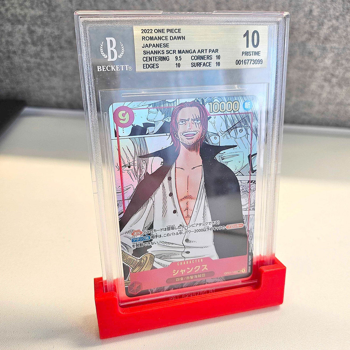 Filamora Studios 3D Printed Graded Card Display Stand | PSA, BGS, CGC Slab Holder
