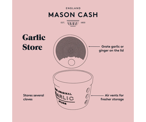 Mason Cash Innovative Kitchen Garlic Store & Grater