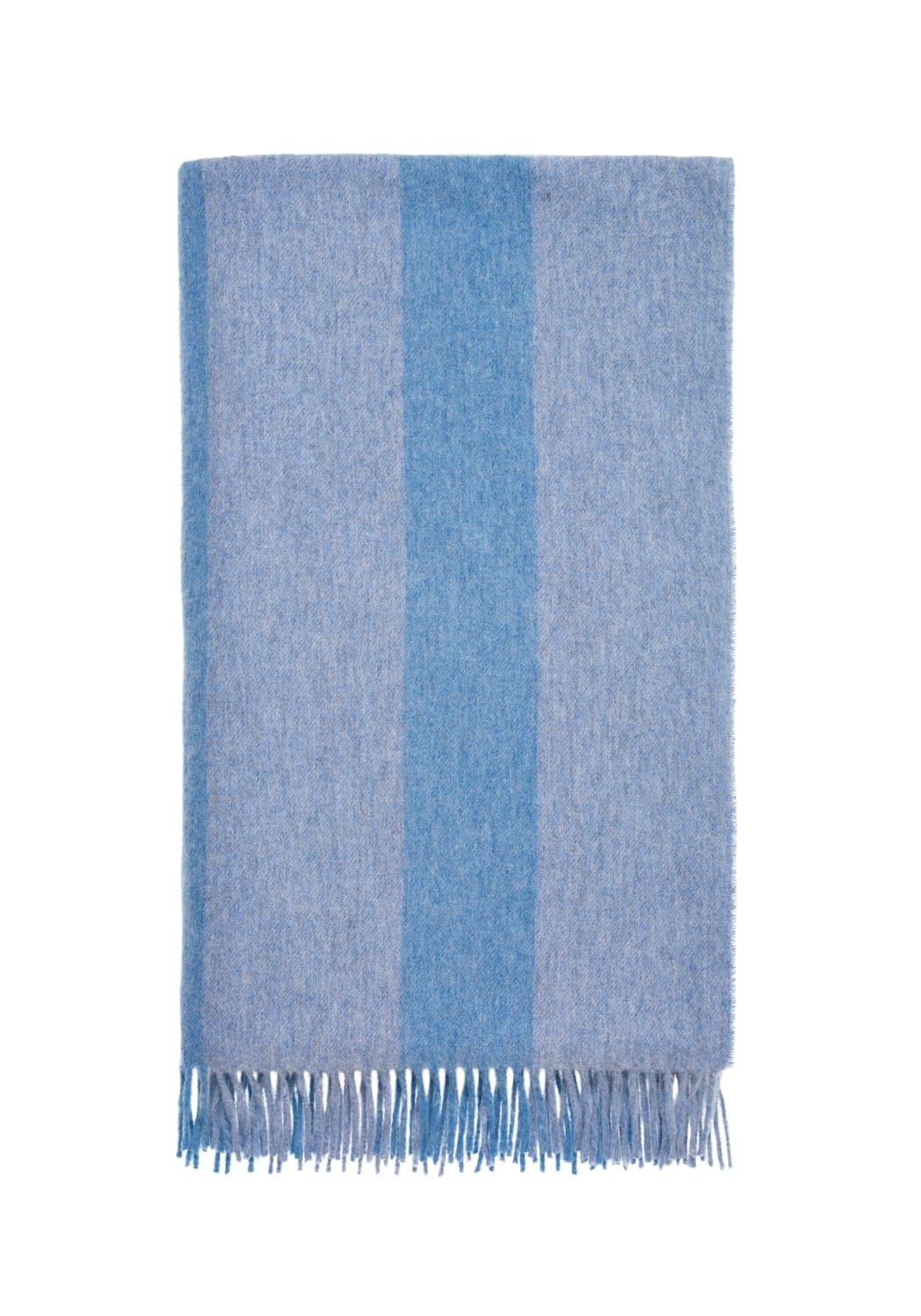 Casa by Josephine Jenno Charlotte's Soft Stripe Merino Wool Throw Blanket