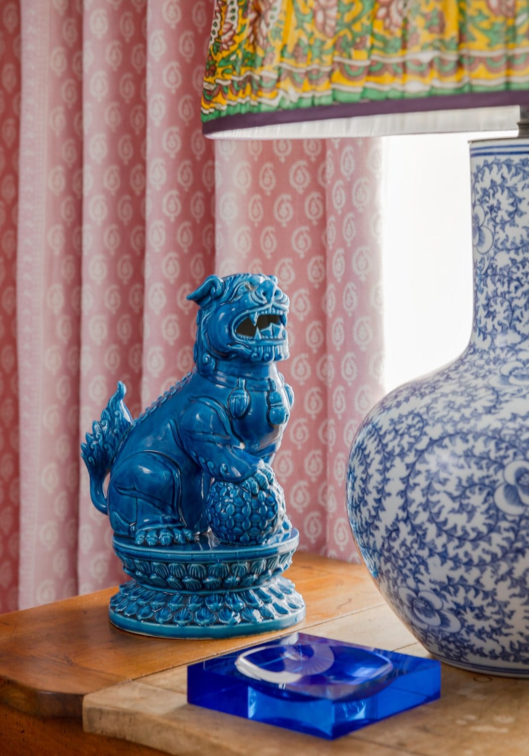 Casa by Josephine Jenno Chelsea Cobalt Glass Trinket Tray - Blue
