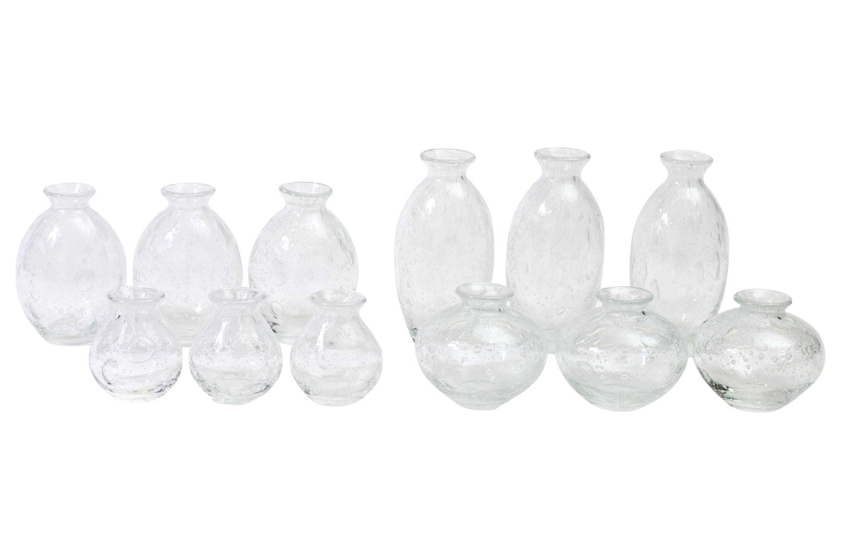 Lowlands Design Nadiel Clear Bubbles Budvase Set
