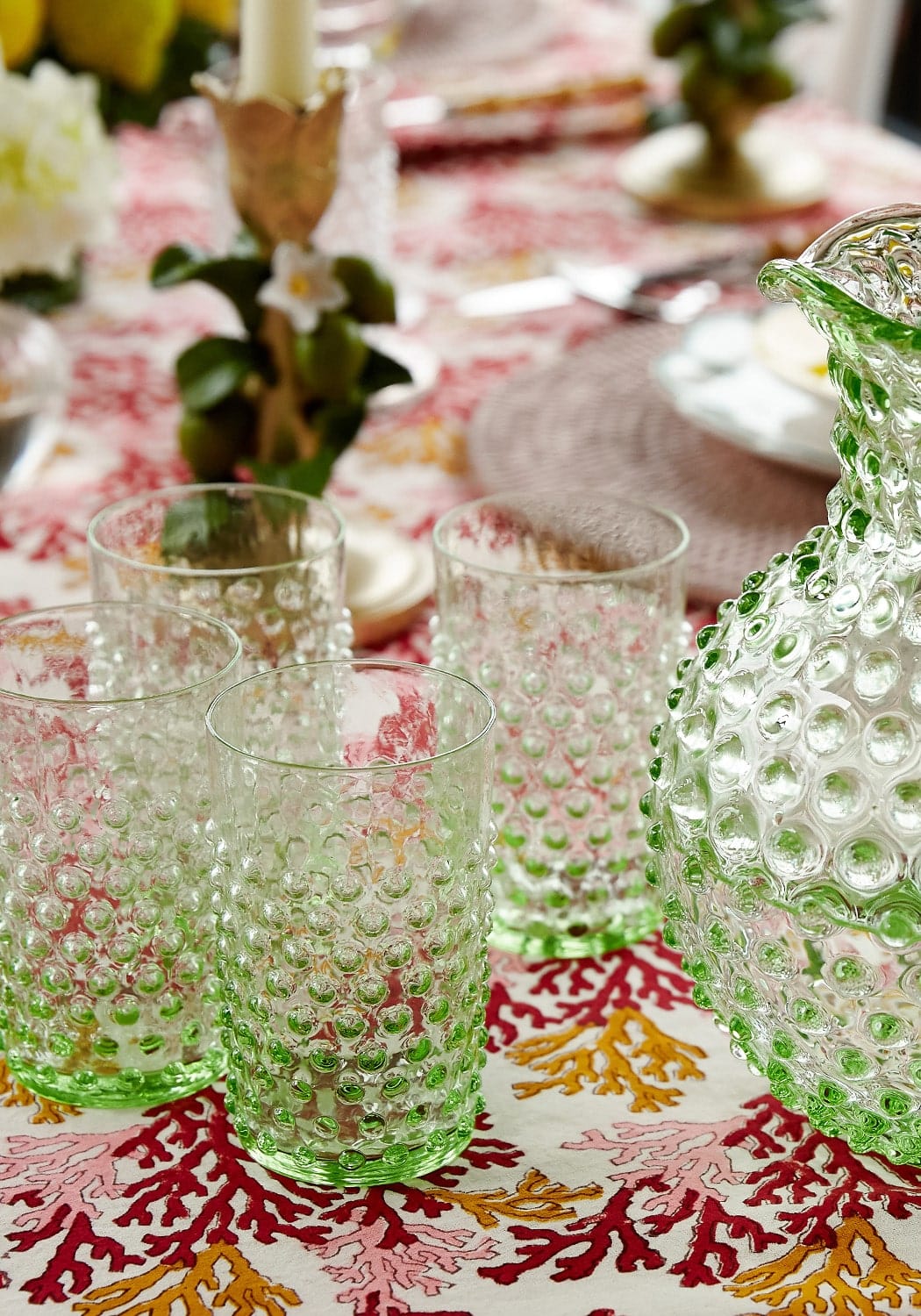Casa by Josephine Jenno Clover Dew Drop Tumblers - Set of 4